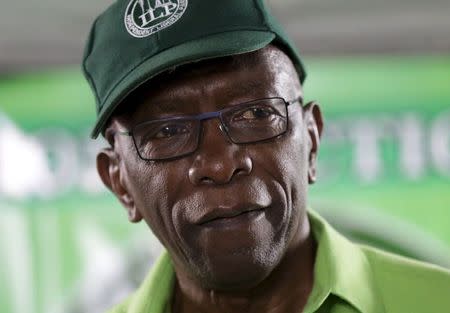 Former FIFA vice-president Jack Warner attends a meeting of his Independent Liberal Party in Lopinot, East Trinidad, June 11, 2015. REUTERS/Andrea De Silva