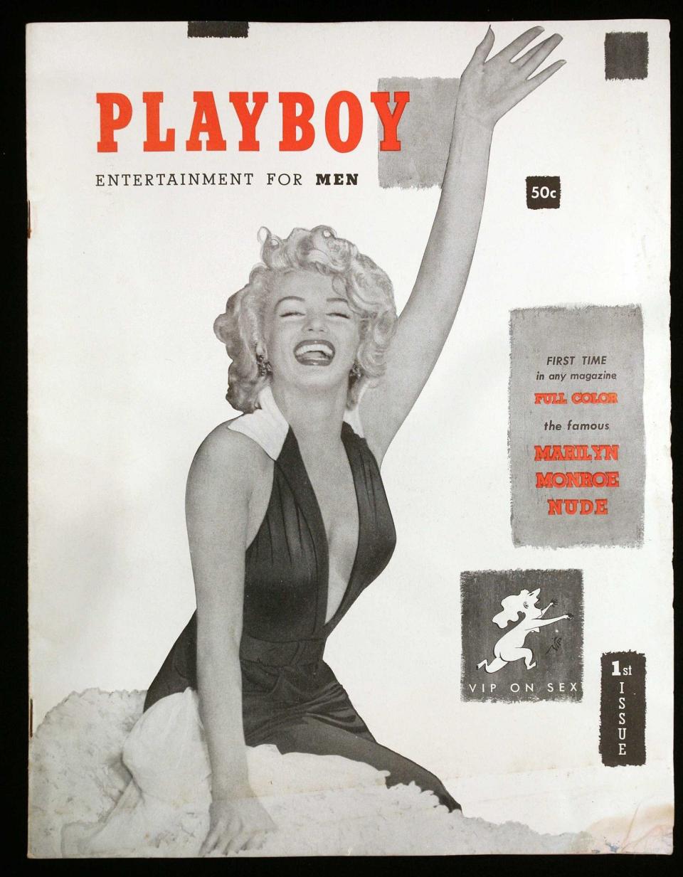 1953 : Marilyn Monroe en couverture du tout premier Playboy