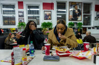 <p>“I’ve seen change like you wouldn’t believe,” said Virginia Ali. “Having lived through integration, through the civil rights movement, through our neighborhood being devastated by the riots in 1968 and then to see that neighborhood become a ghetto. … I think I can mange the next few years.” (Photo: Mary F. Calvert for Yahoo News) </p>