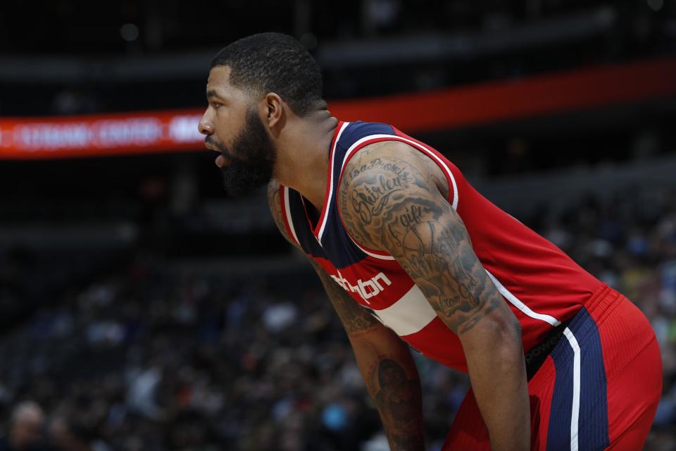 Markieff Morris went full bush league at a critical juncture of Monday’s Wizards-Trail Blazers game. (AP)