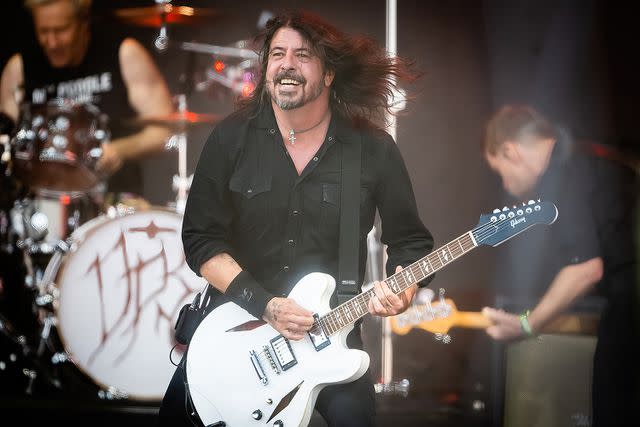 <p>Samir Hussein/WireImage</p> Dave Grohl of Foo Fighters