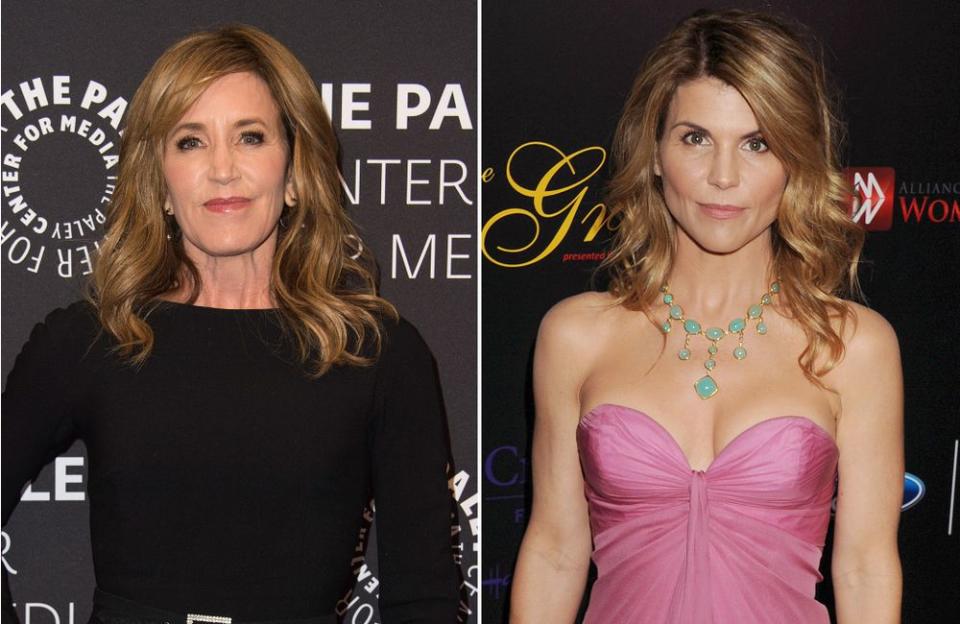 Felicity Huffman (left) and Lori Loughlin