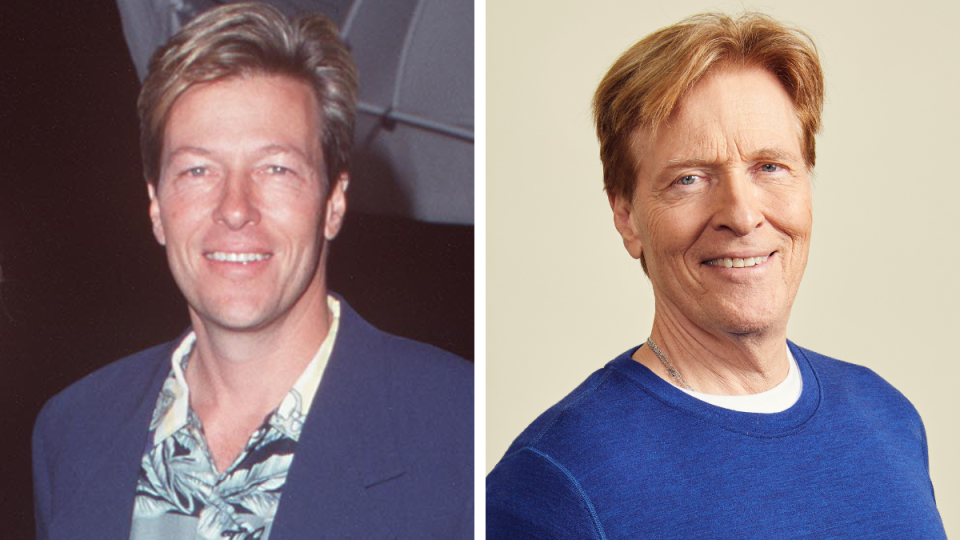 Jack Wagner in 1999 and 2022 melrose place cast