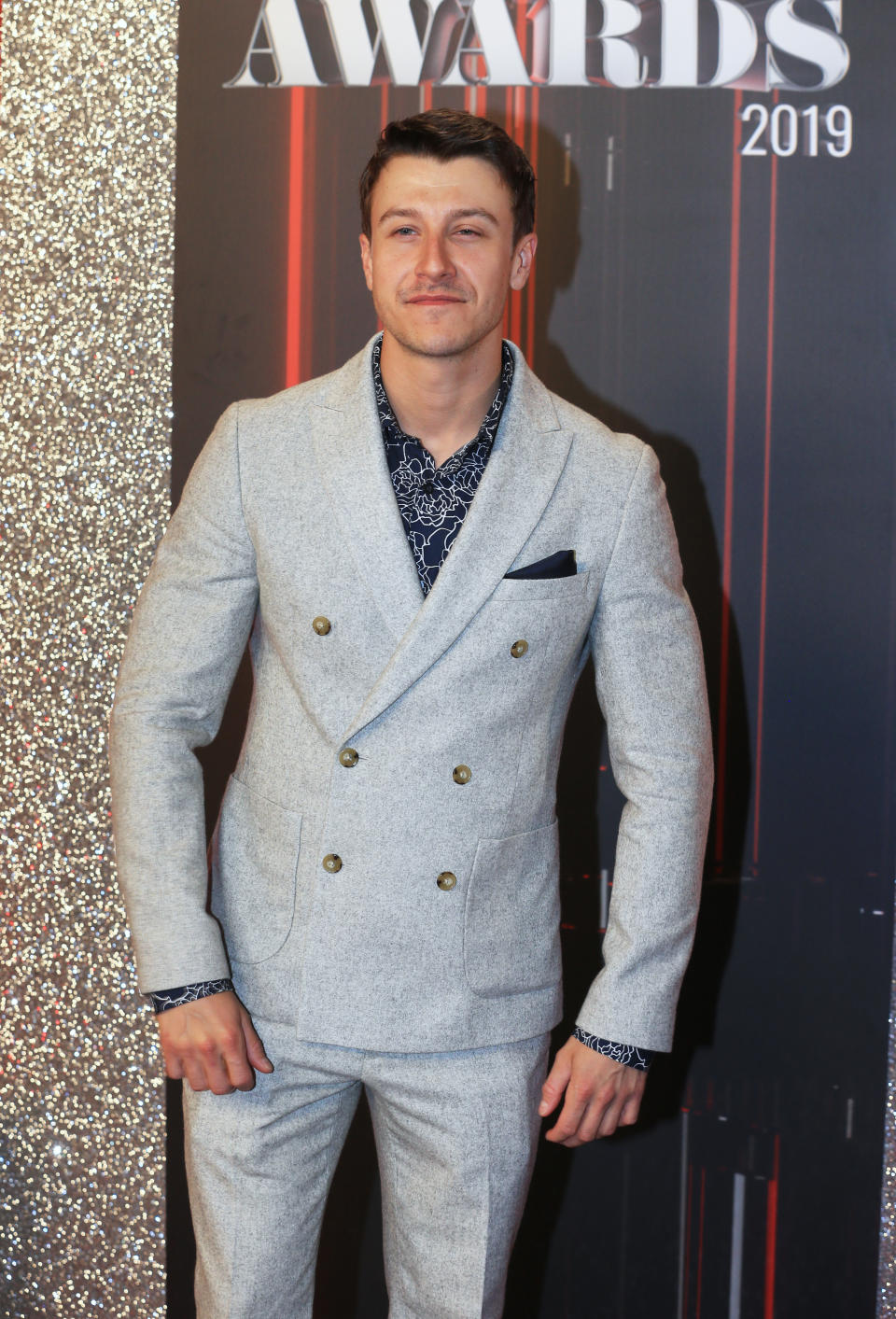 Ryan Prescott who plays Ryan Connor in Coronation Street attending the British Soap Awards 2019 held at the Lyric Theatre at The Lowry in Manchester.