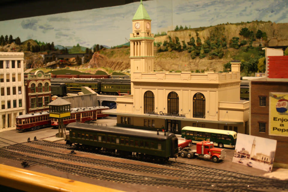 A model of the old station at Yonge St. and Summerhills, which is now and LCBO. After 67 years in the Liberty Village location, The Model Railroad Club of Toronto will be moving to make way for a condo.