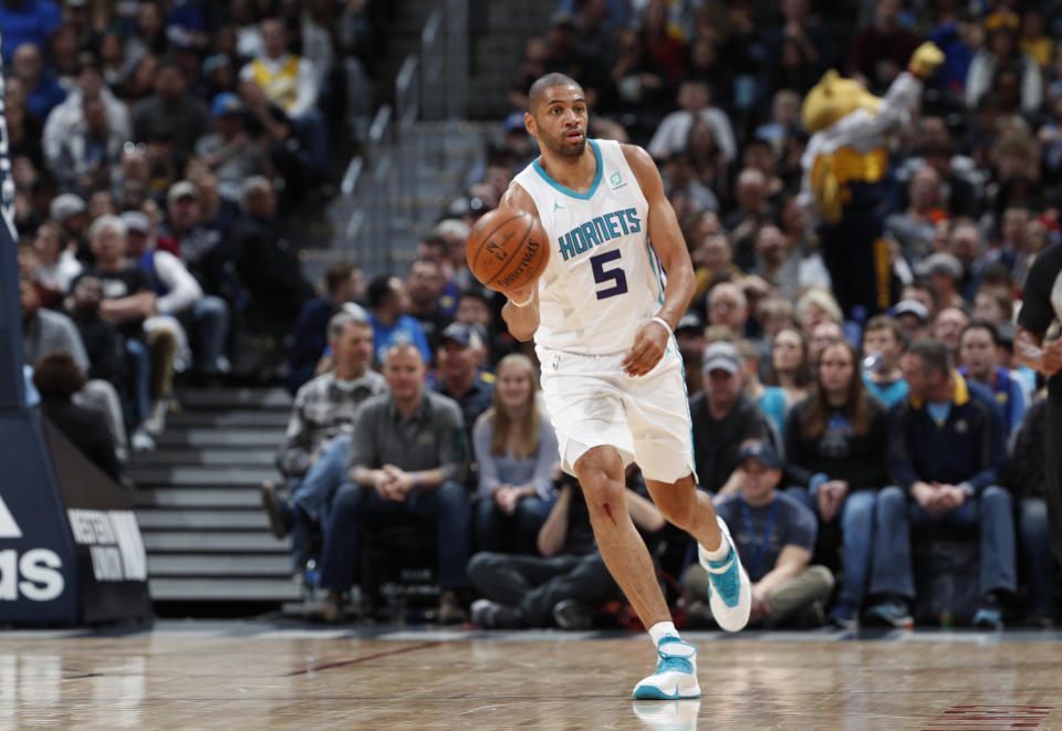 Nicolas Batum.(AP Photo/David Zalubowski)