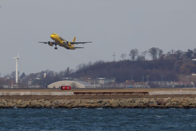 Emirates airlines cancels flights at Logan Airport in Boston