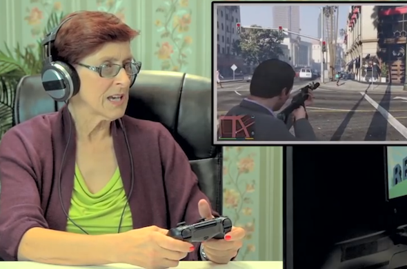 Grannies play GTA5