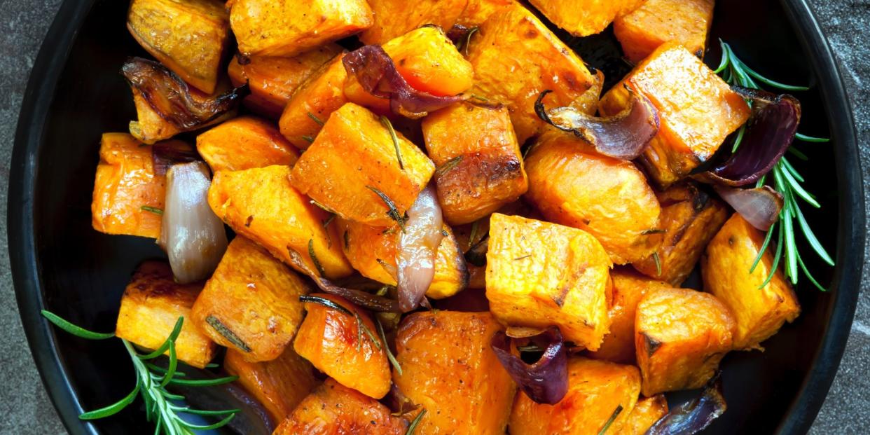 roasted sweet potatoes