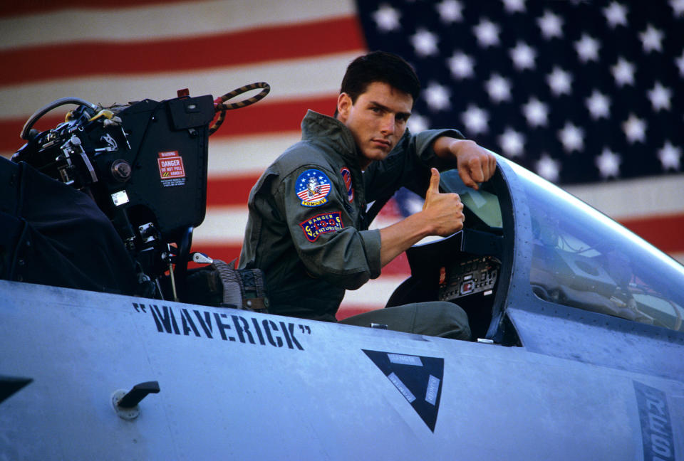 Tom Cruise in Top Gun