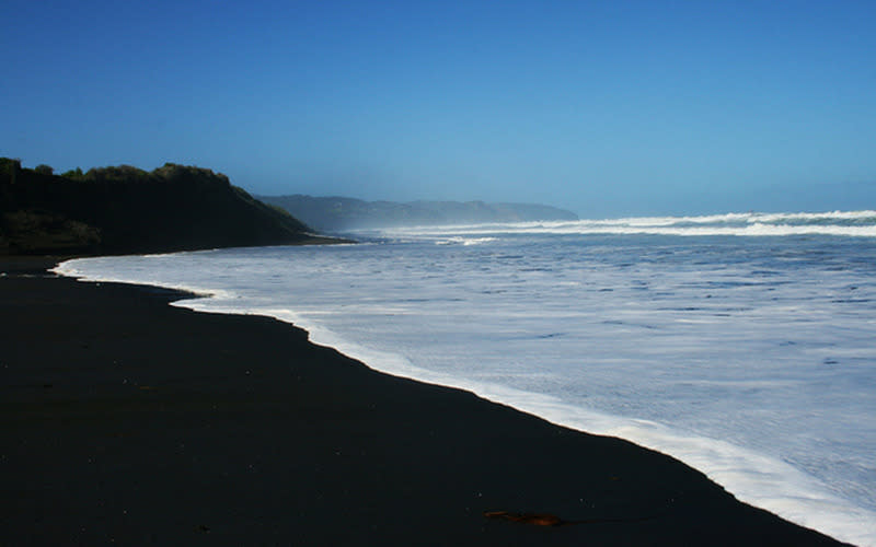 Muriwai Black Sand Beach, New Zealand