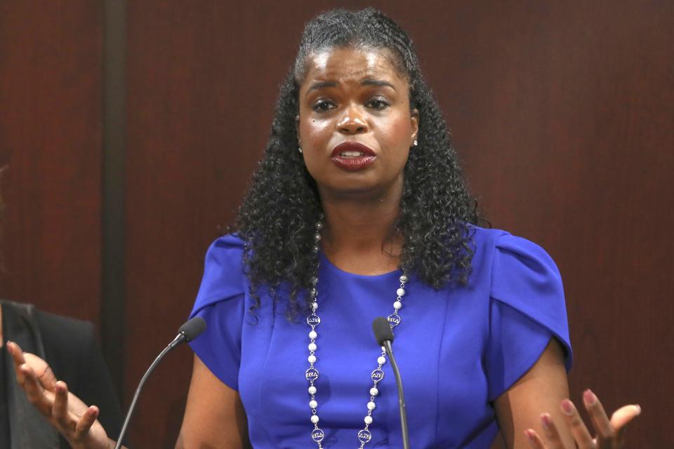 Cook County State's Attorney Kim Foxx at news conference on Aug. 27, 2019.