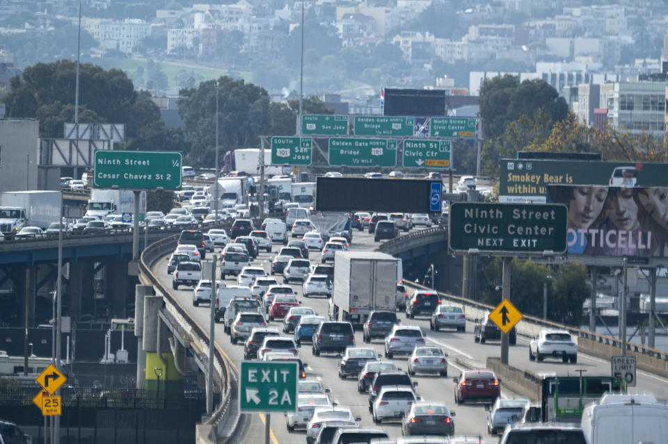 A crowded highway