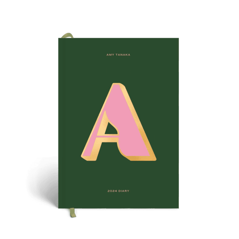 A is for... Foiled 2024 Planner