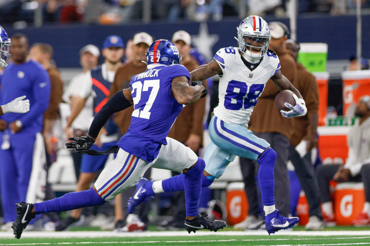 Cowboys hold on to beat Giants in injury-filled game on Thursday Night Football - Yahoo Sports