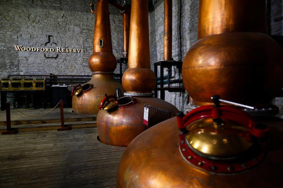 Woodford Reserve Distillery in Kentucky, known for its iconic copper pot stills, has been ordered by a National Labor Relations Board judge to set aside a 2022 unionization vote failure and recognize and bargain with a Teamsters affiliate on behalf of some Versailles production employees. Alex Stiltz/astiltz@herald-leader.com