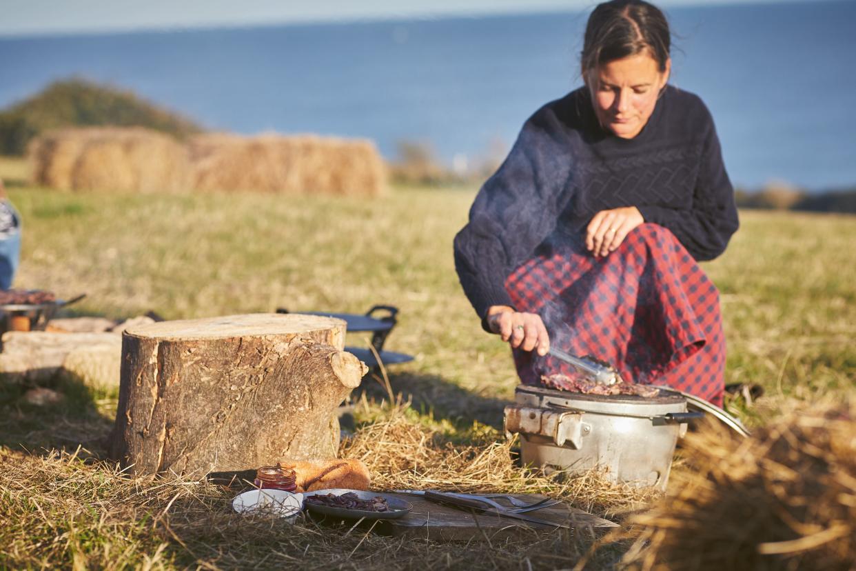 ‘This is one pot, it’s primal cookery, how to make food really easily with fire, or over a little gas stove’ (Sam Folan/PA)