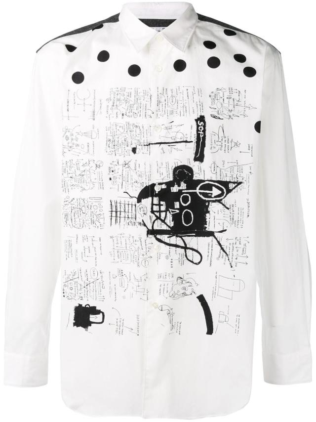 The Comme des Garçons Shirt x Basquiat Collab Is an Actual Work of Art