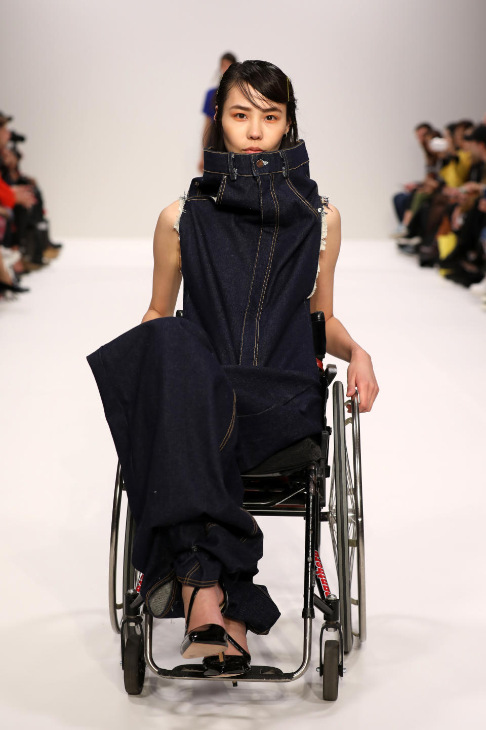 This is the second case of true diversity at London Fashion Week so far [Photo: Getty]
