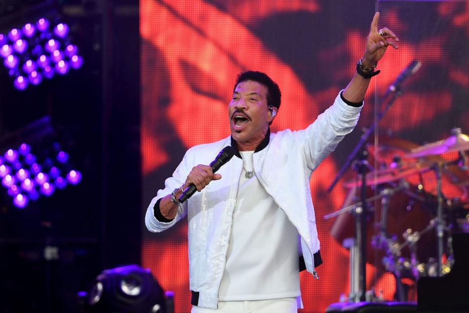 Lionel Richie is among the leading musicians set to perform on May 7 (Joe Giddens / PA)