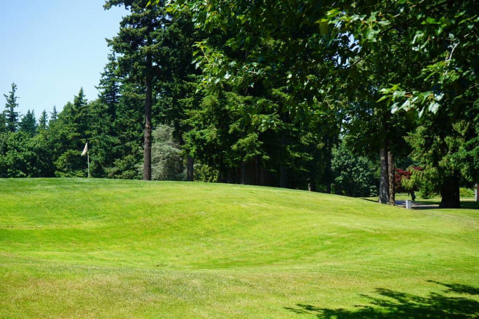 The proposed StreamRE Townhomes project site runs along the edge of the Bellingham Golf and Country Club on Meridian Street in north Bellingham.