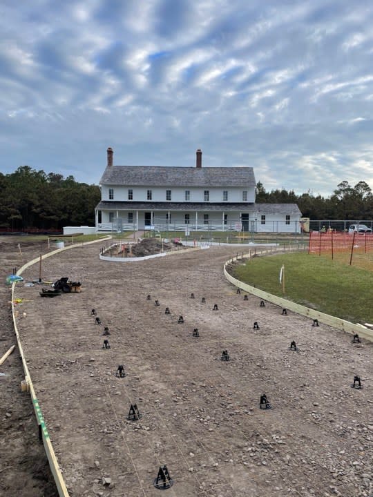 Restoration update photos from the Cape Hatteras National Seashore.