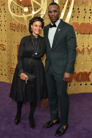 <p>John Shearer/Getty</p> Amatus Sami-Karim (left) and Mahershala Ali attend the 71st Emmy Awards at Microsoft Theater on September 22, 2019