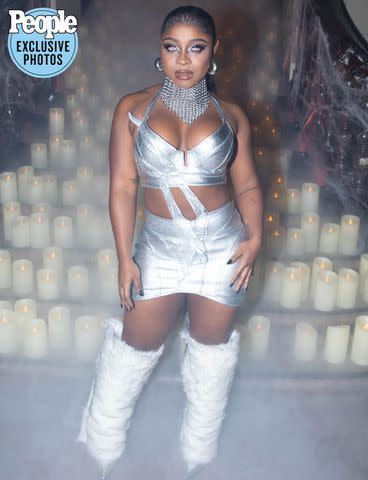 <p>Backgrid</p> Reginae Carter at the NYX Professional Makeup Mon-Stars Halloween bash