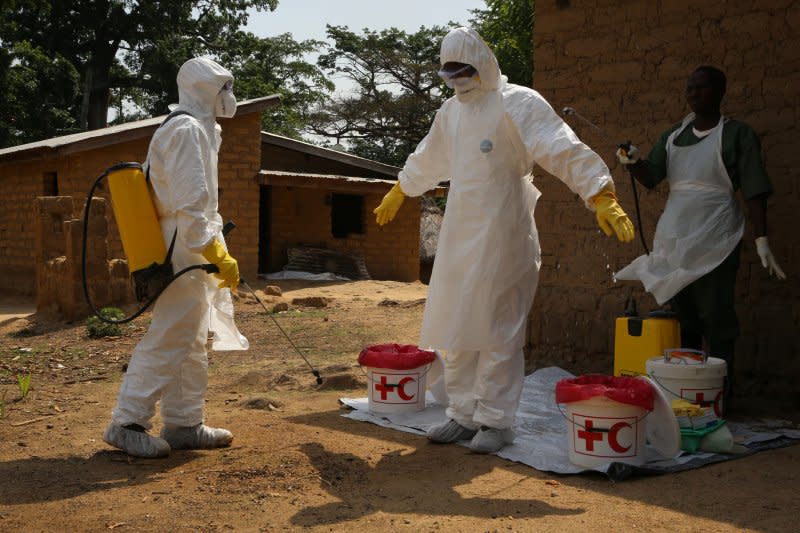 For the first time in West Africa, a case of Ebola was confirmed on March 21, 2014, three weeks after the first alert of a possible viral hemorrhagic fever emerged from Guinea’s Forest region. On this day in 2014, the World Health Organization said 350 Ebola virus deaths had been reported in West Africa since March. File Photo by ECHO/UPI