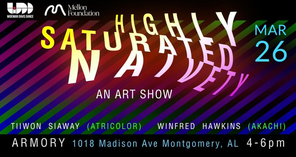 Highly Saturated Naivety, an art show, has a reception Sunday.