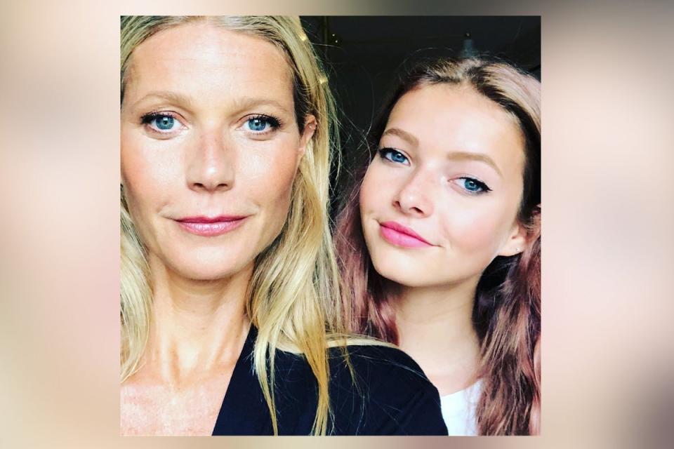 The actress and daughter Apple share a striking resmblance (Gwyneth Paltrow/Instagram)