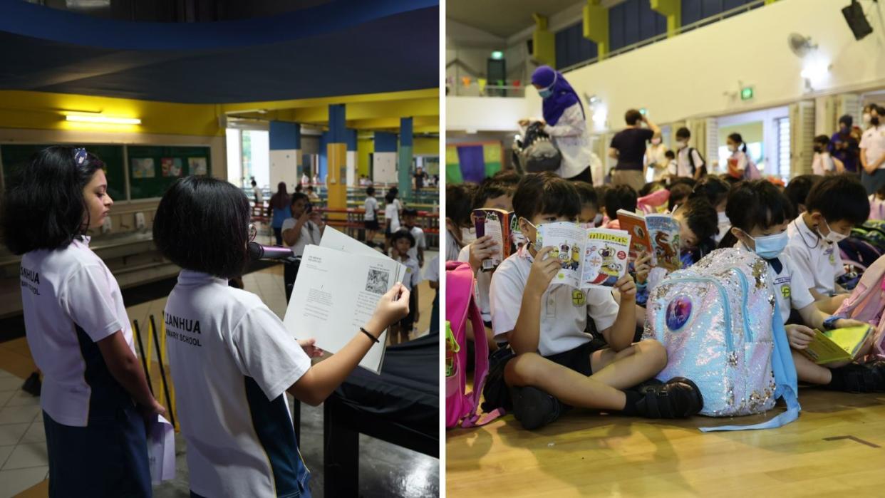 Singapore students triumph in reading excellence, outshining Ireland, Hong Kong, and Russia in the Progress in International Reading Literacy Study. (PHOTO: Lianhua Primary School)