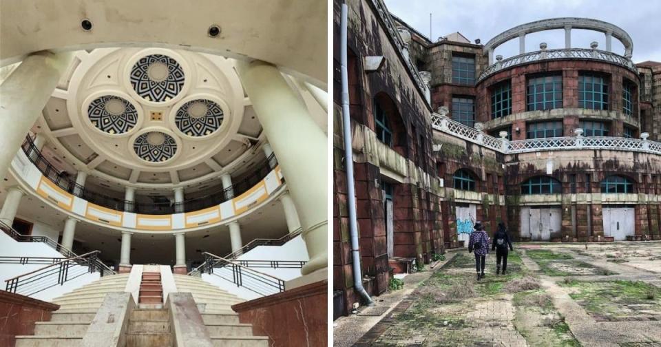 <p>Photos of the abandoned hotel in Wanli. (Photos courtesy of FoodBaby/Reddit)</p>
