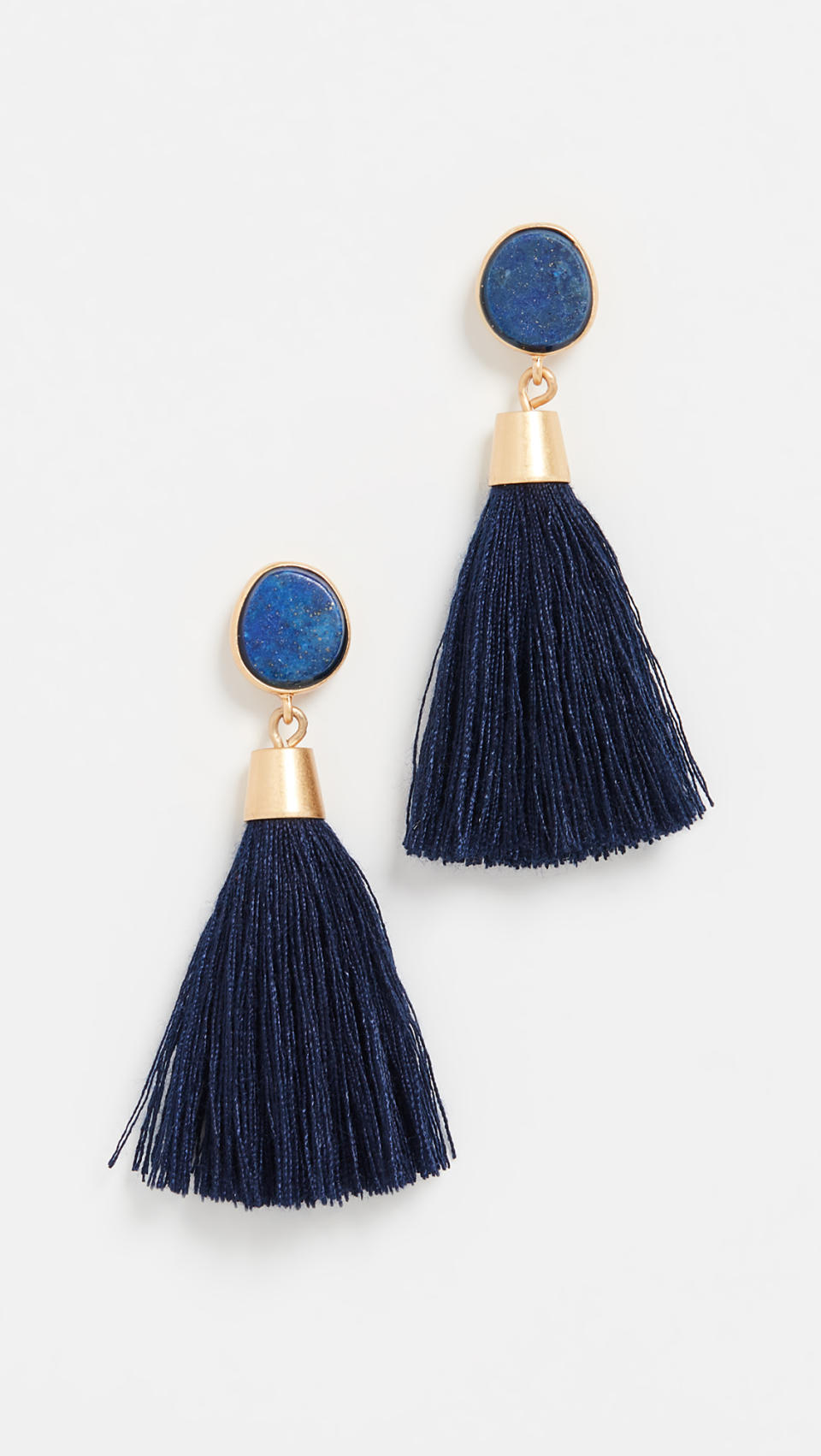 Madewell Stone & Tassel Earrings