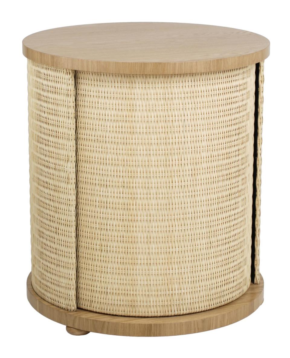 rattan tambour drum cabinet by soane britain