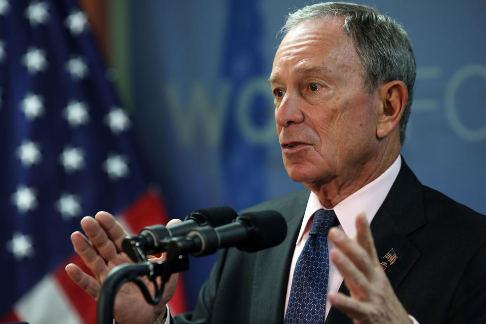 New York City Mayor Bloomberg Opens New Career Center For Veterans