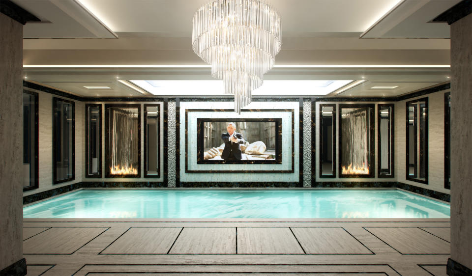 Amberwood House's grand pool room. (Grant Frazer/K10 Group)