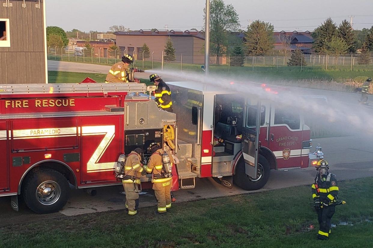 A majority of Grand Chute's firefighters are certified as paramedics.