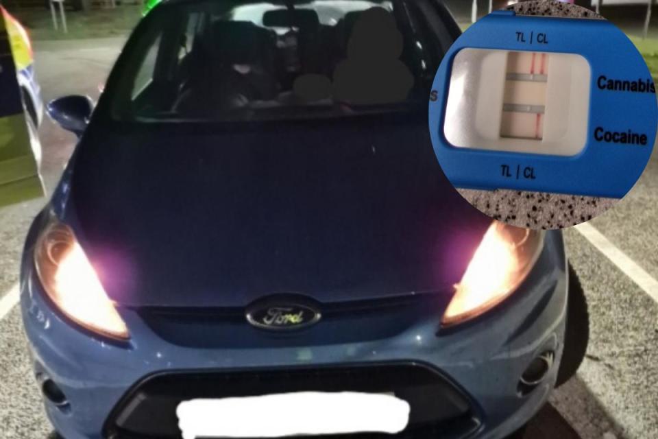 Driver stopped on M61 i(Image: Lancs Police)/i