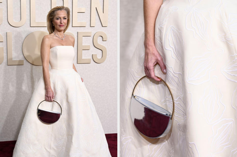 Gillian Anderson on the red carpet