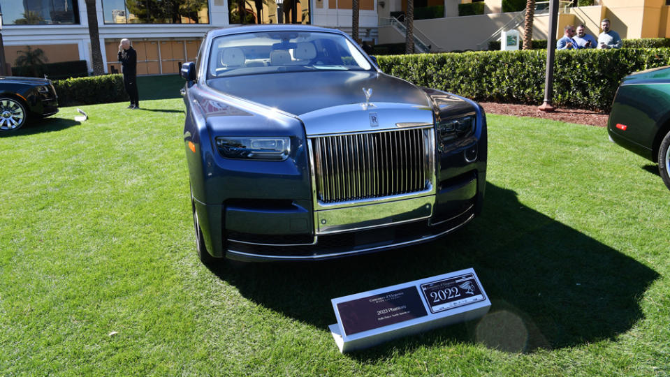 A 2023 Rolls-Royce Phantom Series II at the 2022 Concours d'Elegance Wynn Las Vegas.