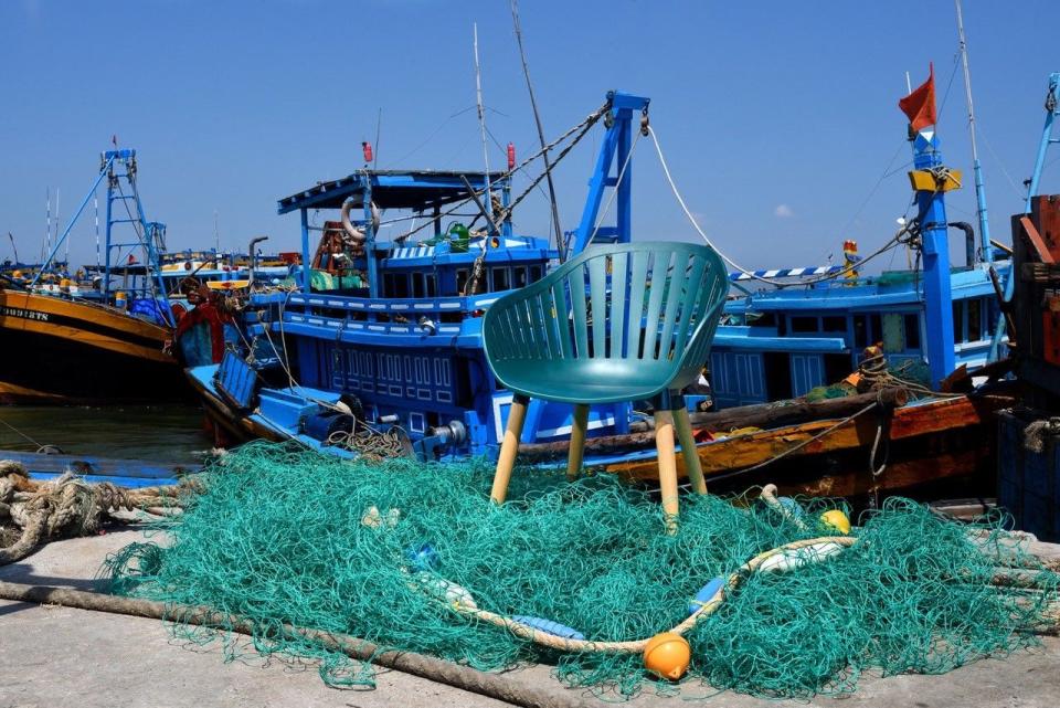 <p>DuraOcean® is the UK’s first commercially available chair made exclusively from 3.5kgs of recycled ocean plastic waste, including fishing nets and ropes.</p><p><strong><a href="https://www.distinctivegarden.co.uk/" rel="nofollow noopener" target="_blank" data-ylk="slk:www.distinctivegarden.co.uk;elm:context_link;itc:0;sec:content-canvas" class="link ">www.distinctivegarden.co.uk</a></strong></p>