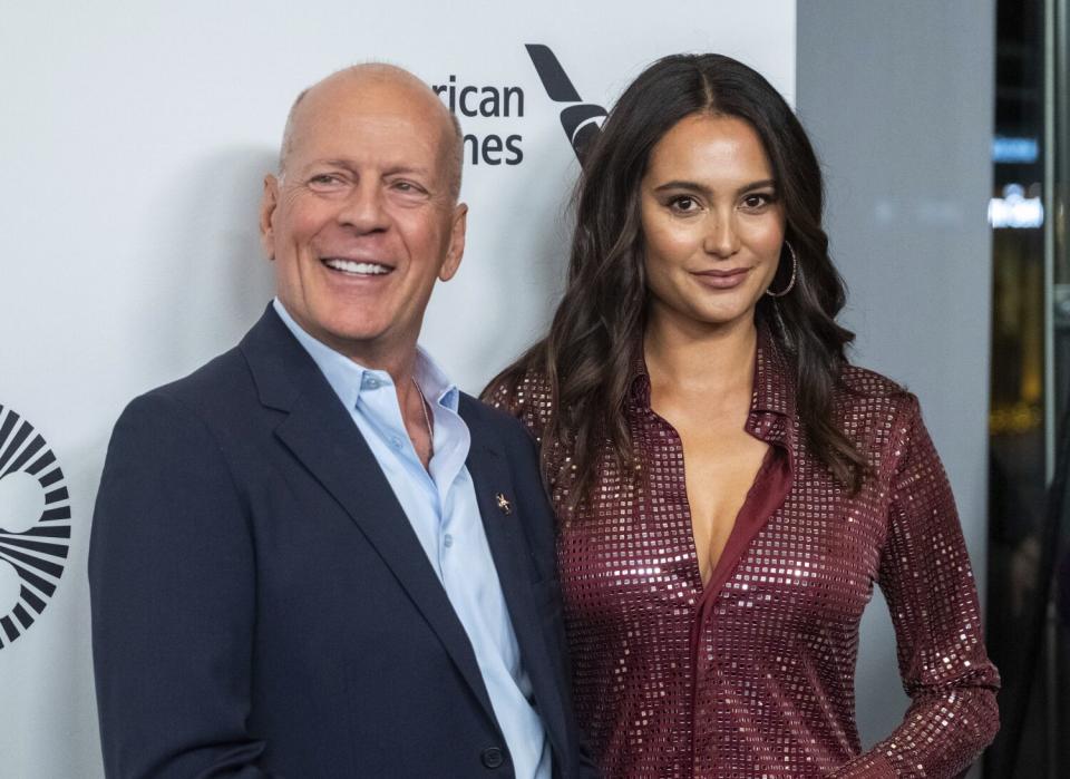 Emma Heming and Bruce Willis