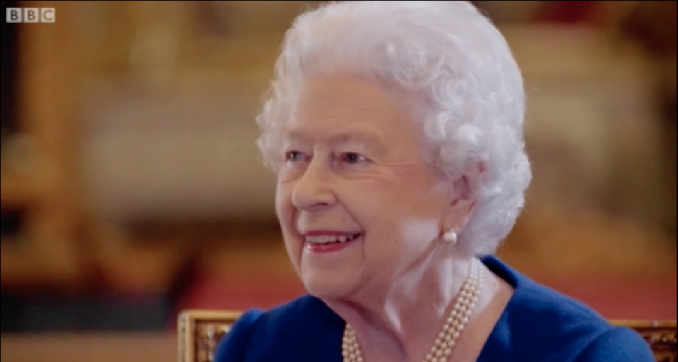 The Queen's sassy responses has everyone in stitched on a new BBC show. Photo: BBC