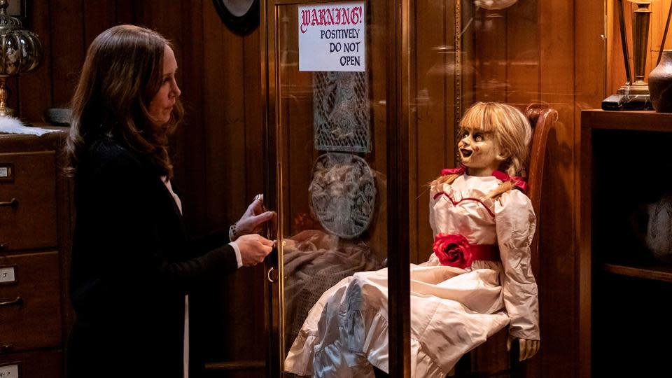 Annabelle Comes Home is the third film centred on the evil doll (Credit: Warner Bros)