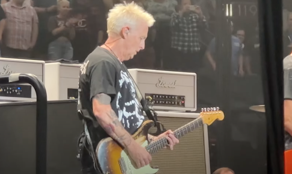 Mike McCready onstage with Pearl Jam in 2023. 
