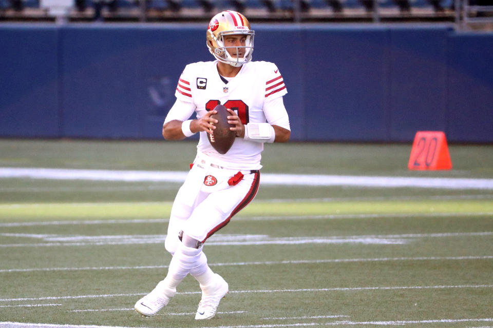 Jimmy Garoppolo of the San Francisco 49ers