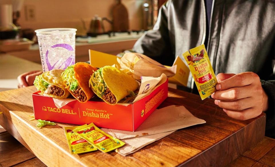 Taco Bell x Omar Apollo Disha Hot Hot Sauce<p>Taco Bell</p>