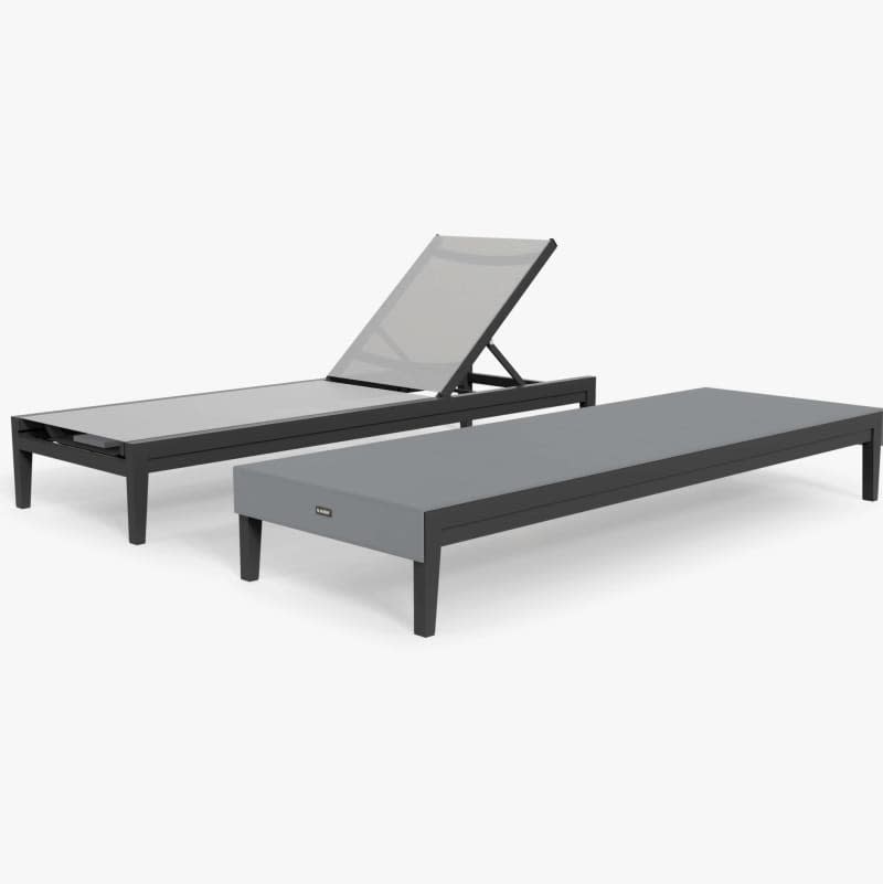 Aluminum Outdoor Chaise Lounge with OuterShell