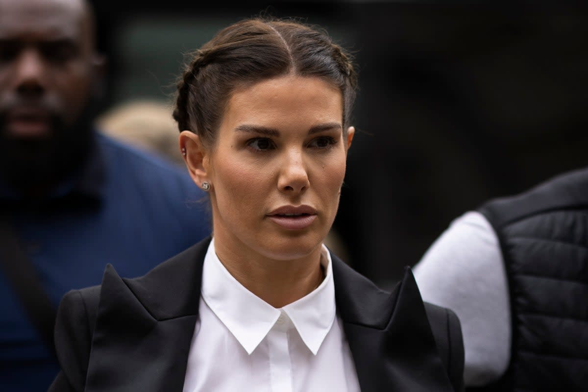 Rebekah Vardy (pictured) and Coleen Rooney’s Wagatha Christie libel trial is being adapted into a new Channel 4 drama (Getty Images)